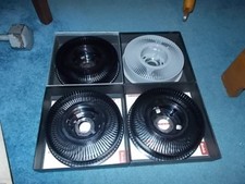 Vintage Lot of 4 Kodak Carousel Slide Trays 80 Photo Slides Capacity per Tray