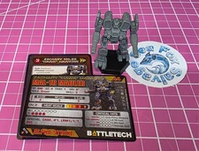 BattleTech Mauler Mech -- 1st Somerset Strikers + Cards