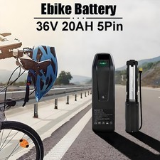 36V 20Ah Lithium Ebike Battery for 0-1200W Motor BMS External Battery Pack New