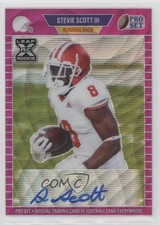 2021 Leaf Pro Set Metal 1989 Pink Wave 12/30 Stevie Scott III #PA-SS3 Auto 7ut
