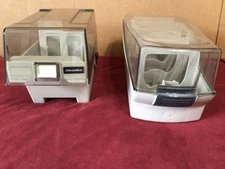 One Vintage Fellowes & One MediaMate Plastic 3.5” Floppy Disk Storage Case