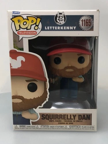 Funko POP! Television Letterkenny Squirrelly Dan #1165 Vinyl Figure NOT MINT