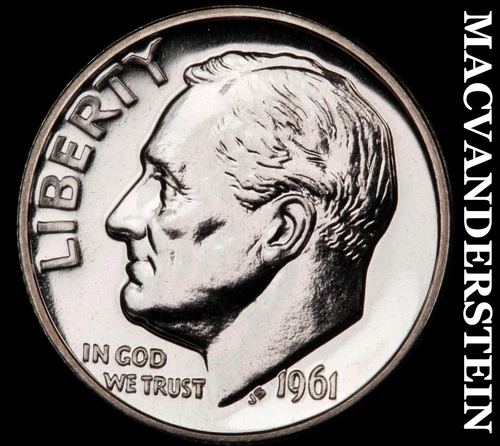 1961 Roosevelt Dime- Silver Choice Gem Proof Luster No Reserve #i2433