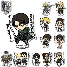 Attack on Titan B-side label sticker made in japan waterproof UV collectible