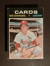 1971 Topps Baseball Ted Simmons RC #117 G/VG St. Louis Cardinals Rookie Card