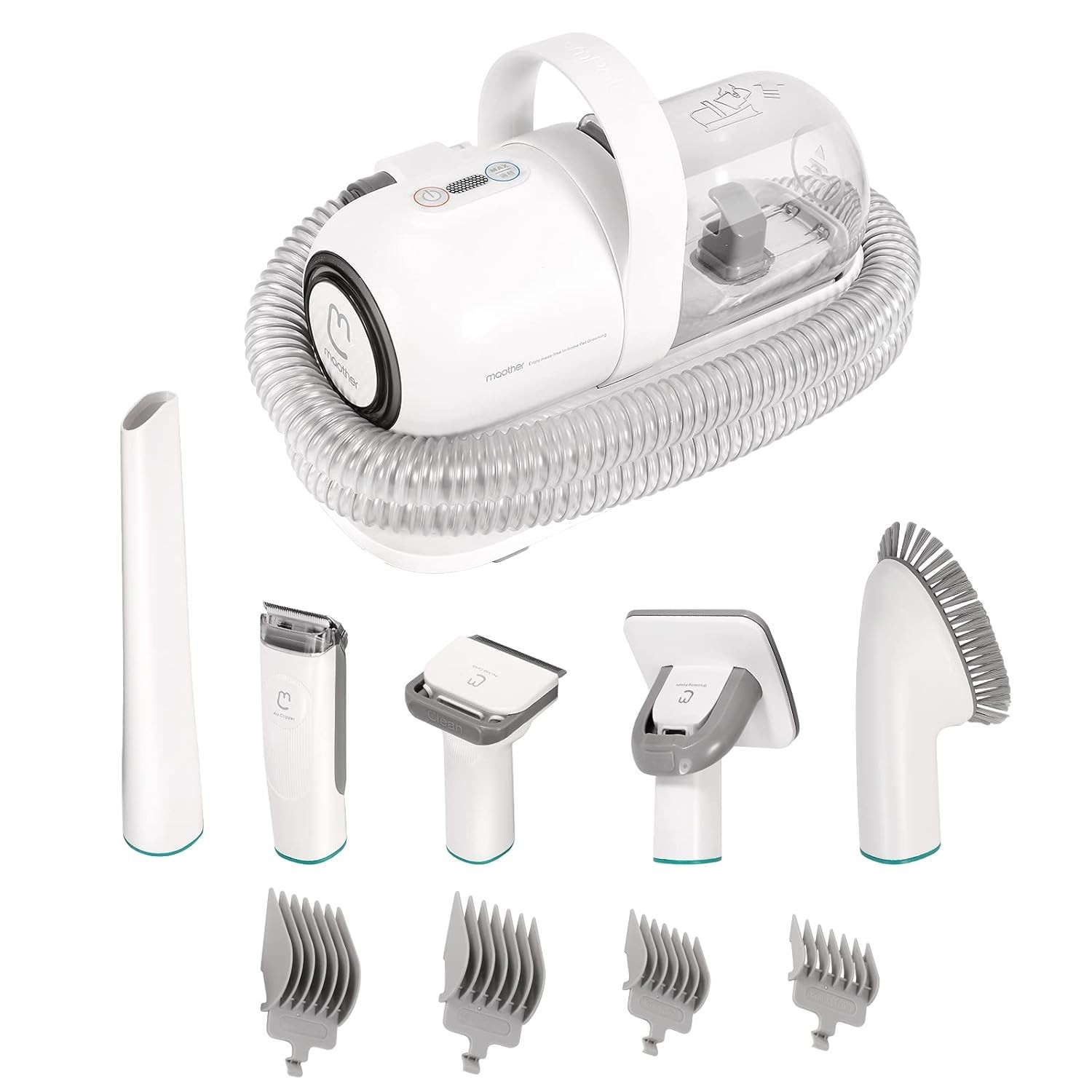 Dog Grooming Vacuum Suction Clipper Kit