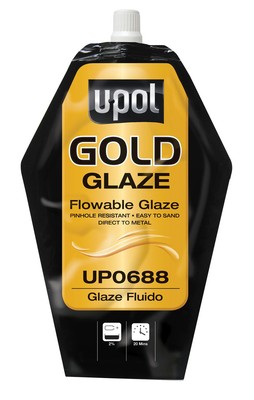 Gold Glaze: Flowable Glaze, Gold, 15 oz UP0688 U-POL PRODUCTS UP0688 0