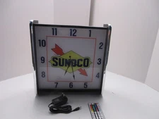 Sunoco LED light up Advertising wall clock Brand New