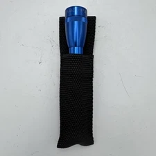 Mag-Lite Mini Bulb Blue Flashlight AA Battery + Belt Case