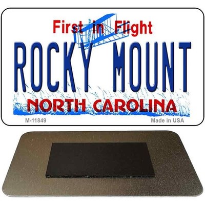 Rocky Mount N. Carolina State License Plate Magnet Fridge Refrigerator Kitchen