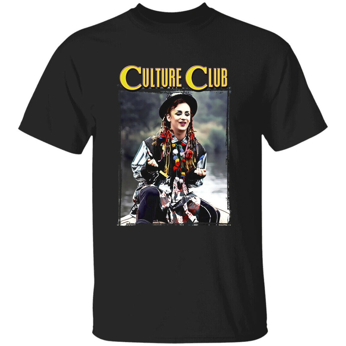 Culture Club Men T-shirt Black Short Sleeve S to 5XL Tee X217