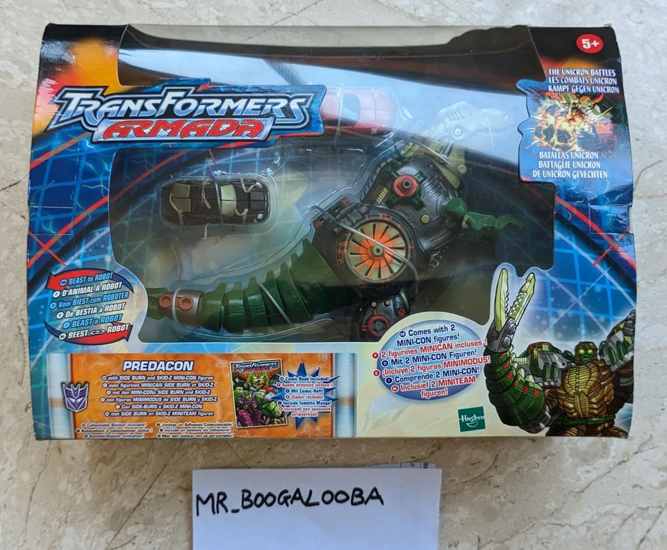 Transformers Armada Predacon Transmetal Megatron redeco 2003 MISB  - Imagen 2 de 4