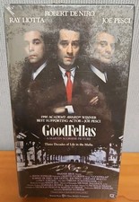 SEALED New Goodfellas Vintage VHS Tape, Watermarks WHV Stamp Liotta DeNiro Pesci