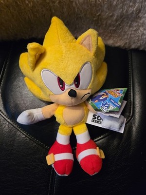 Sonic The Hedgehog 35th Anniversay Super Sonic Plush New W/Tags Jakks Pacific