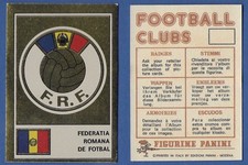 1975 FOOTBALL CLUBS CREST - PANINI - NEW/NEW - N.242 ROMANIA