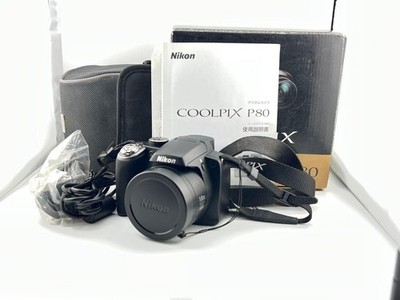 NIKON COOLPIX P80 kompakte Digitalkamera getestet funktionierender Verkäufer ...