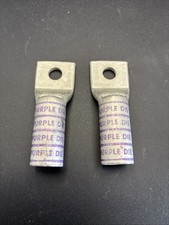 Burndy Purple Die Compression Lug 4/0 550/24 YAZV-TC FX with Inspection Window