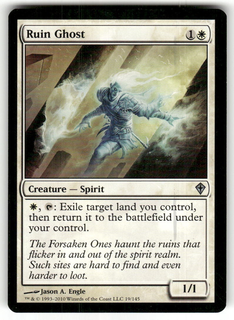 Ruin Ghost 19 Uncommon Worldwake Magic: The Gathering Near Mint