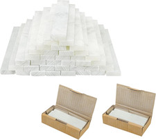 126 Pack Soap Stones Pencils Bulk, Flat Soapstone Chalk Pencil, Welding Marking