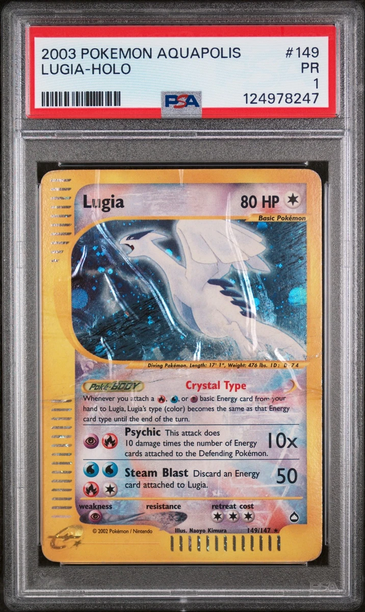 Lugia Pokémon TCG Professional Sports Authenticator (PSA