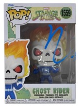Nicolas Cage Signed Ghost Rider Funko Pop #1559 Marvel Autograph ACOA COA