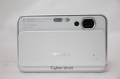Sony Cyber-shot DSC-T2 White 8.1MP Compact Digital Camera Used