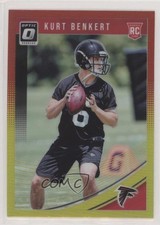 2018 Donruss Optic Rookies Red & Yellow Prizm Kurt Benkert #149 0o62