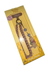 Disney Winnie The Pooh Braided Phone Bag Charm New