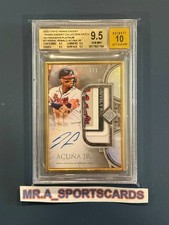 2023 Ronald Acuna Jr. Transcendent 1/1 Laundry Tag BGS 9.5 True Gem 