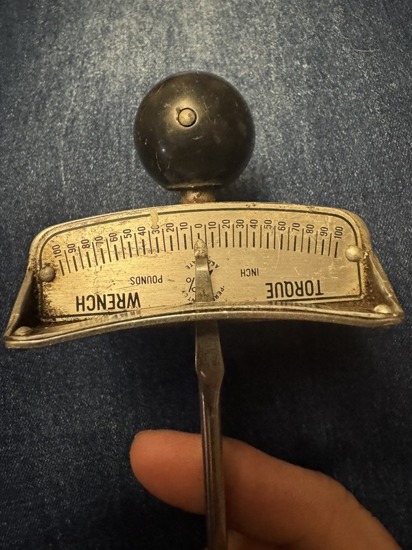 Vintage MAC Tools USA DR100-1 Beam Torque Wrench 3/8” Drive - Collector #8A3