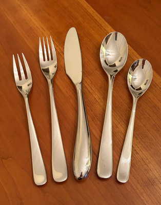 AQUATIQUE Glossy  by Yamazaki Haataja  Japan Stainless Flatware - Choice