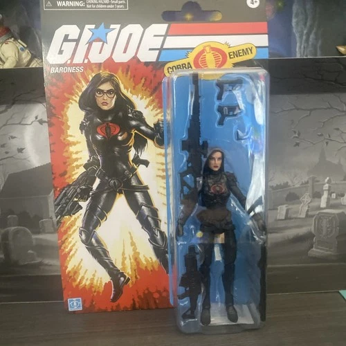 Hasbro G.I.Joe Cobra Classified Series Baroness (2022) 6" Action Figure - Black