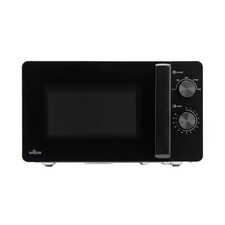 Image of Microwave Black 20L 800W with Defrost Function 5 Power Levels - Willow WM20MB