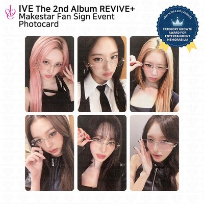 IVE makestar サイン会 6枚セット revive IVE The 2nd Album REVIVE+ MakeStar 1st Fan Sign Event Photocard | eBay