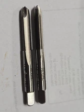 Lot of 2 Regal Premium 1/4-32 NEF 2 Flute H3 Spiral Point Plug Tap HSS, USA