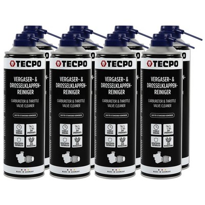 8x 500ml VERGASER DROSSELKLAPPEN REINIGER AGR VENTIL ANSAUG-SYSTEM SPRAY CLEANER
