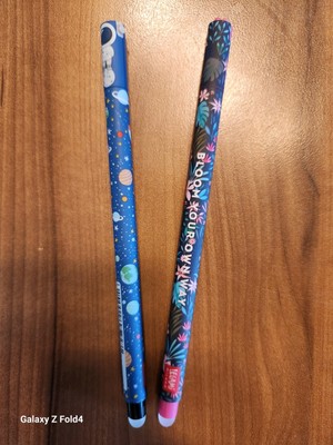 Legami Stifteset Astronaut & Blume - löschbare Gelstifte - NEU - Space + Flora 