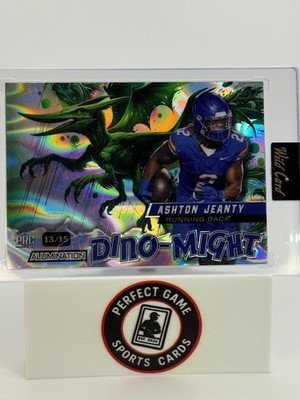 Ashton Jeanty - 2024 Wild Card Prehistoric SILVER WAVE - PRC /15 - RAIDERS