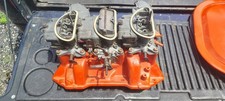 Mopar 440 6 Pack Set Up 1970 Aluminum Original Nice Not Reproduction