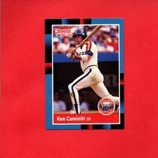 1988 Donruss - Ken Caminiti #308 (RC) Rookie Card Houston Astros. rookie card picture