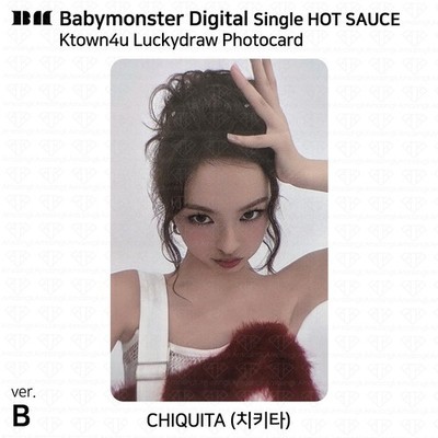 BabyMonster Digital Single Hot Sauce Ktown4u LuckyDraw Photocard