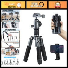 Compact Mini Desktop Tripod 20" Aluminum Portable Stand 360 Ball Head for DSLR,