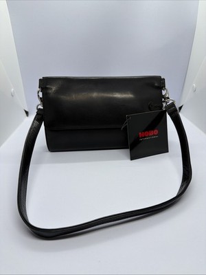 Hobo International black leather crossbody or clutch