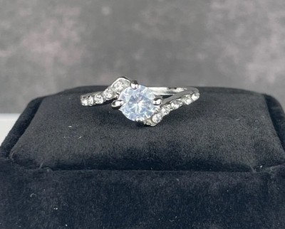 18K Silver Plated CZ Rings High Quality Costume Jewelry
