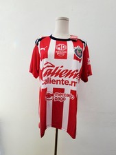 Chivas Guadalajara Jersey Home 2024/25 Liga MX Red White Kit Mens Sizes S-XL NEW