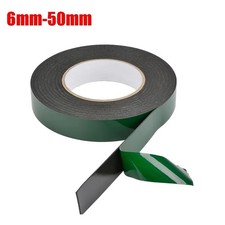 Double Sided Tape Heavy Duty Adhesive Strong Sticky Foam Black Tape Roll 10m