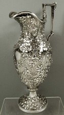 A.E. Warner Silver Water Pitcher c1830 MUSEUM
