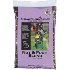 Birdwatching Basics 4 Lb. Nut Fruit Blend Wild Bird Food 9547 Birdwatching