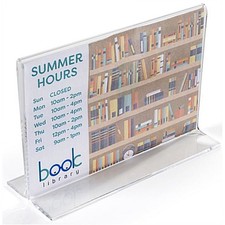 Displays2Go 95678 4 in x 6 in Sign Holder