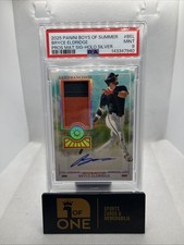 2025 Boys Of Summer - Patch Auto #6/25 - PSA 9 - Bryce Eldridge - Giants 